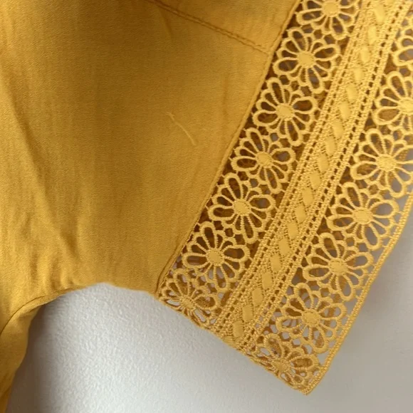 Gently used mustard yellow dress perfect for a causal day out with the girls - Picture 6 of 7